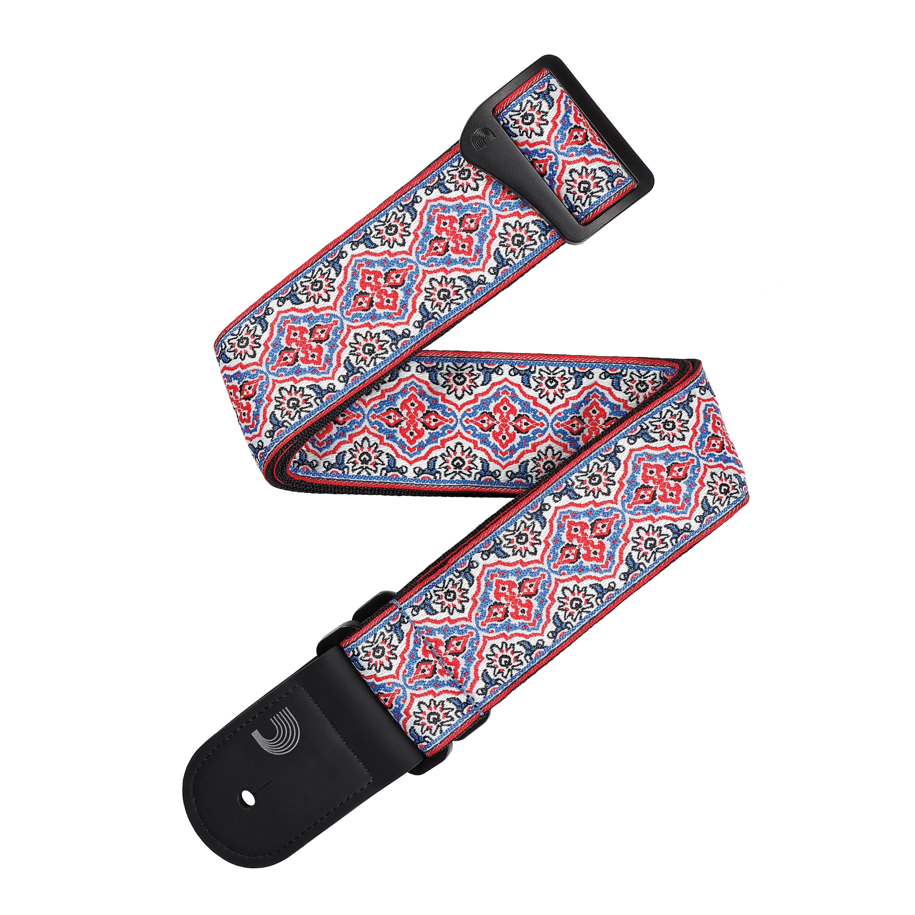 D'Addario 50RW07 Eco Persian Woven Guitar Strap, White