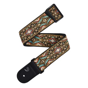 D'Addario 50RW10 Eco Persian Woven Guitar Strap, Black
