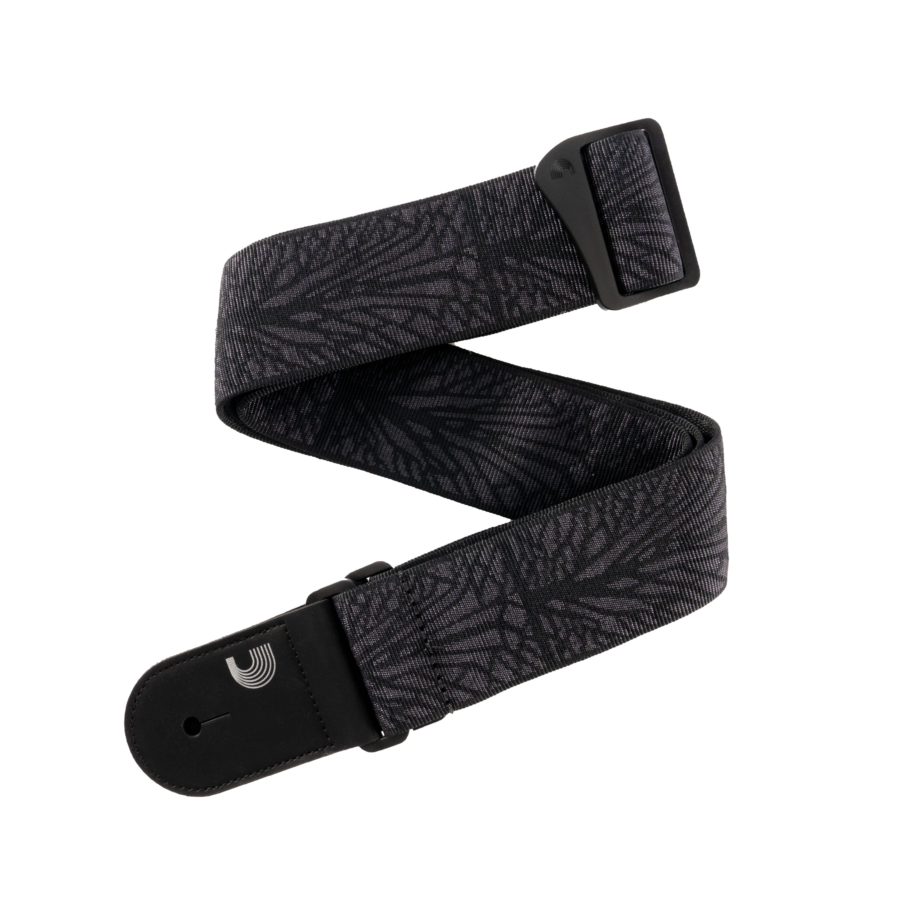 D'Addario 50TB02 Woven Guitar Strap, Lightning Black Tubular