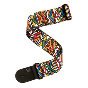 D'Addario P20S1504 Polyester Guitar Strap, Ndebele