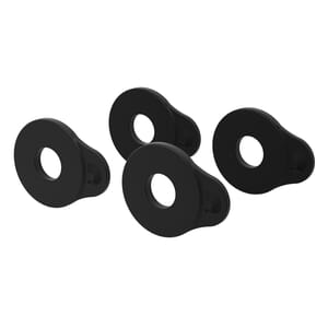 D'Addario PW-FLSB-04BK Flex Lock Strap Block, 4-Pk Black