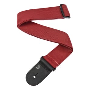 D'Addario PWS101 Polypropylene Guitar Strap, Red