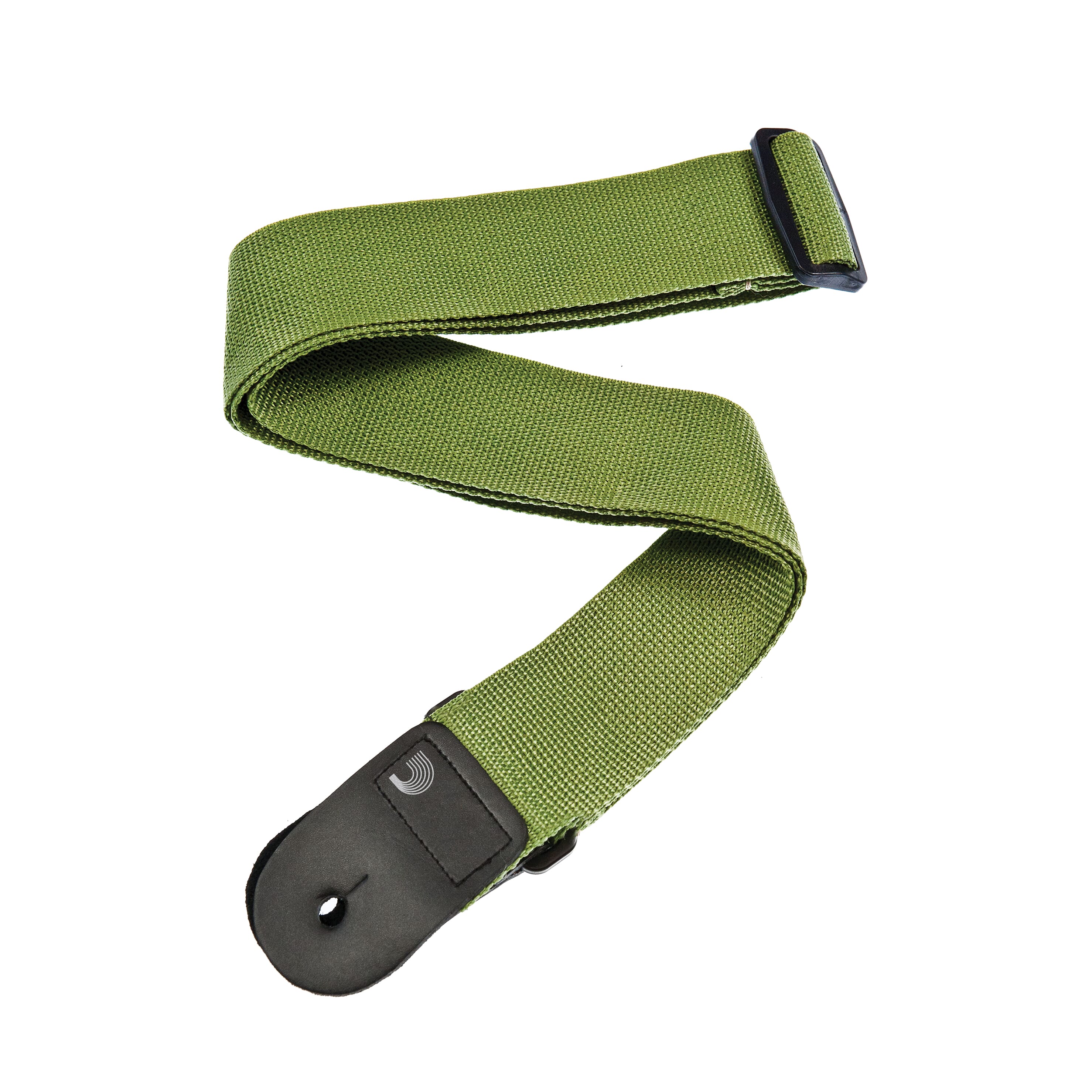 D'Addario PWS107 Polypropylene Guitar Strap, Green
