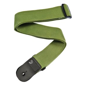 D'Addario PWS107 Polypropylene Guitar Strap, Green