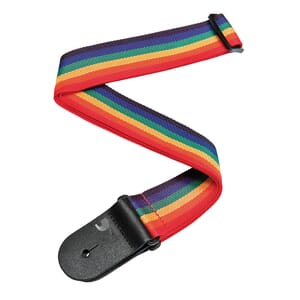 D'Addario PWS111 Polypropylene Guitar Strap, Rainbow