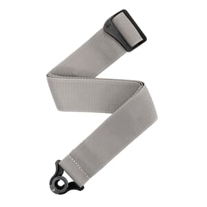 D'Addario PWSAL405 Auto Lock Polypro Guitar Strap, Silver