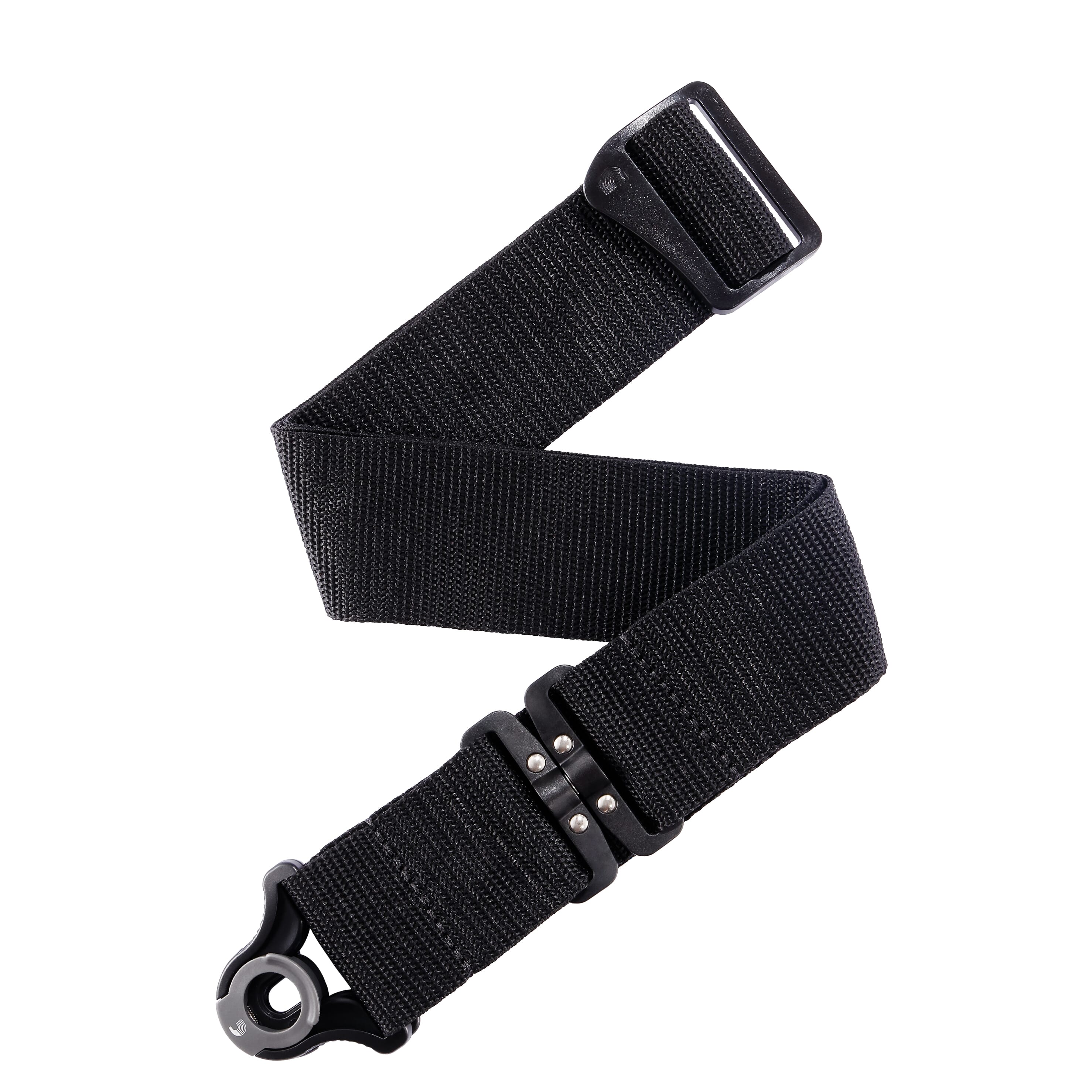 D'Addario PWSALSV00 Auto Lock Swivel Polypro Guitar Strap, Black