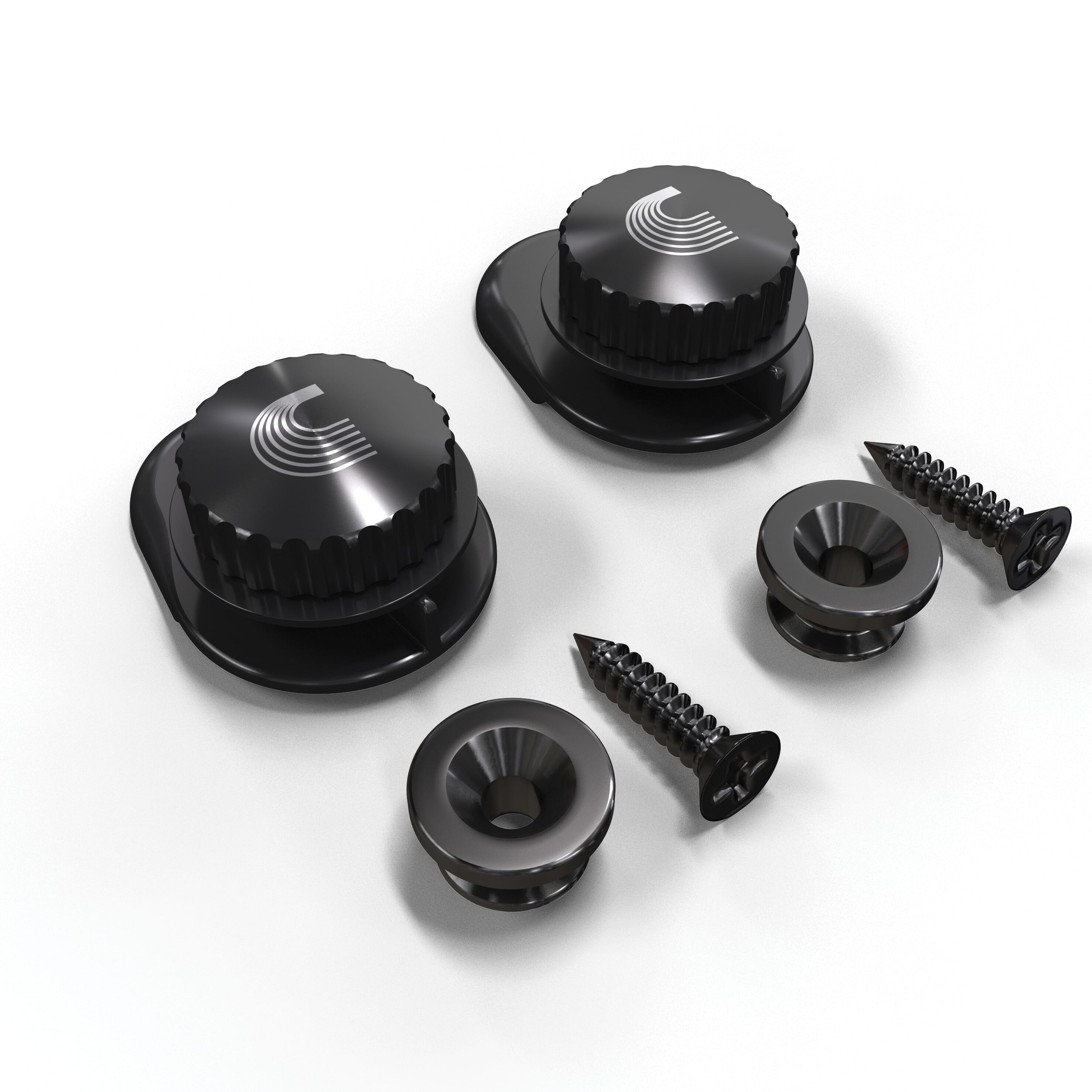 D'Addario PW-SLS-01 Universal Strap Lock System, Black