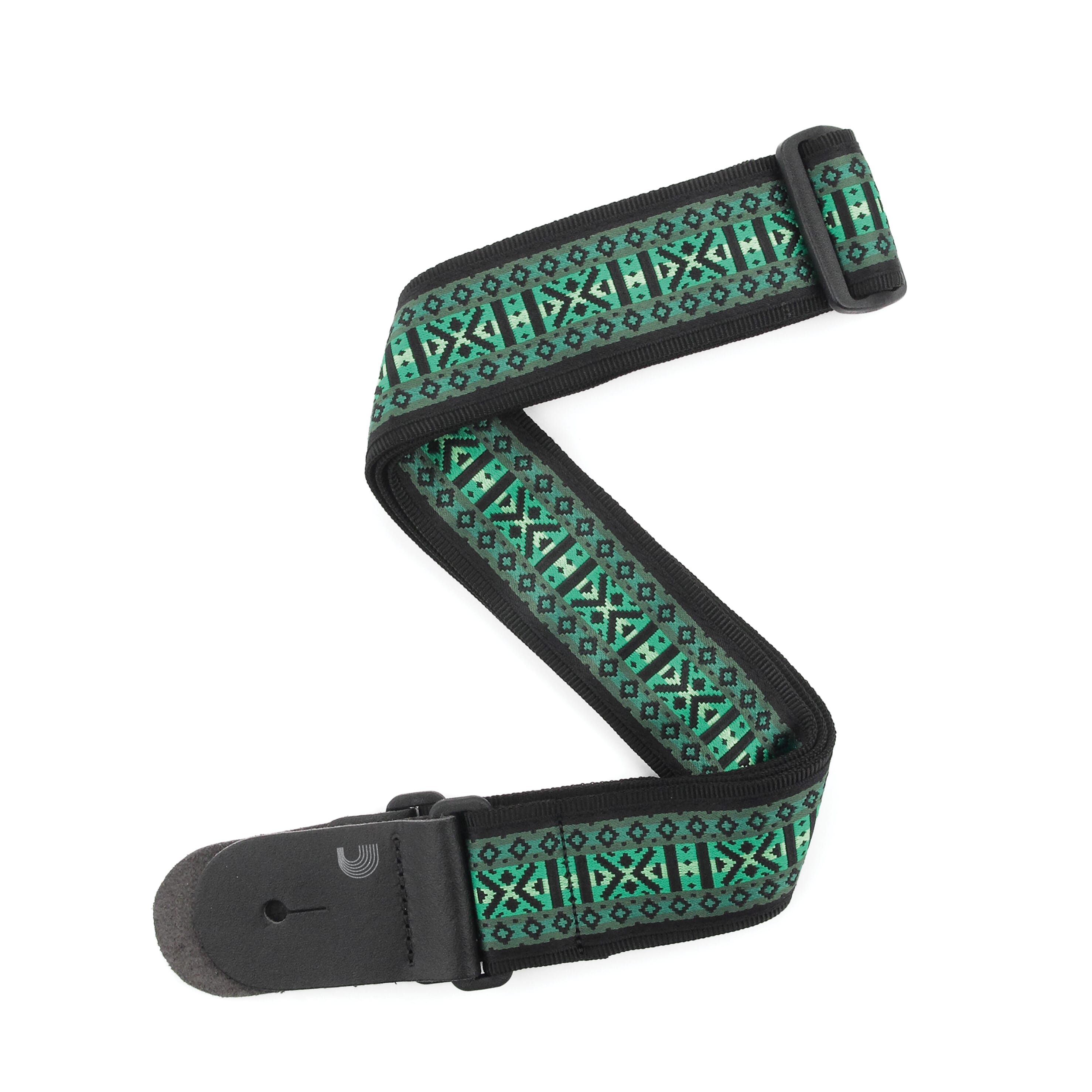 D'Addario T20W1422 Guitar Strap, Monterey 3, Green