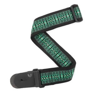D'Addario T20W1422 Guitar Strap, Monterey 3, Green