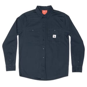 EVANS ALE231213 Heritage Work Shirt, Black, L