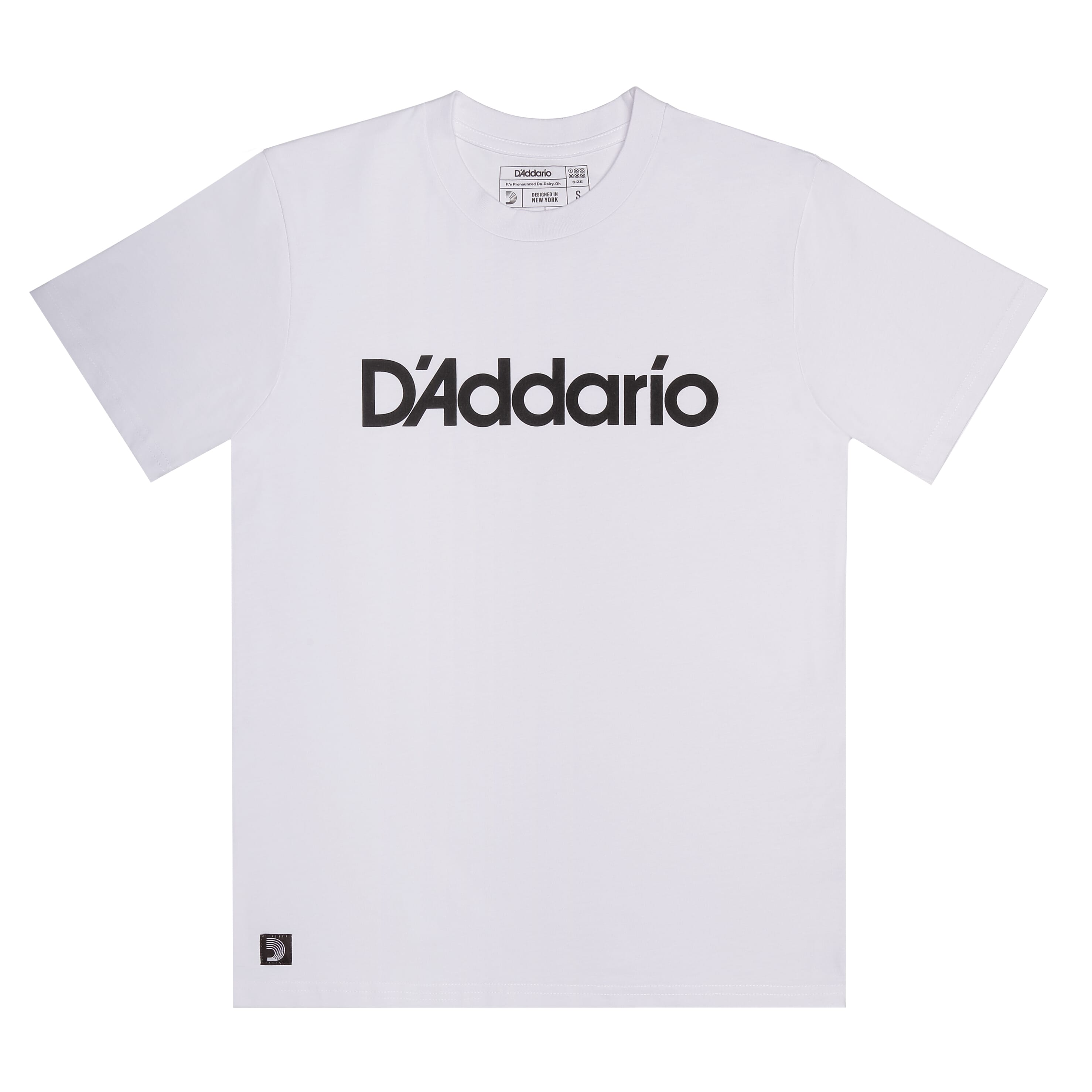 D'Addario ATD230126 Logo T-Shirt, White, 3XL