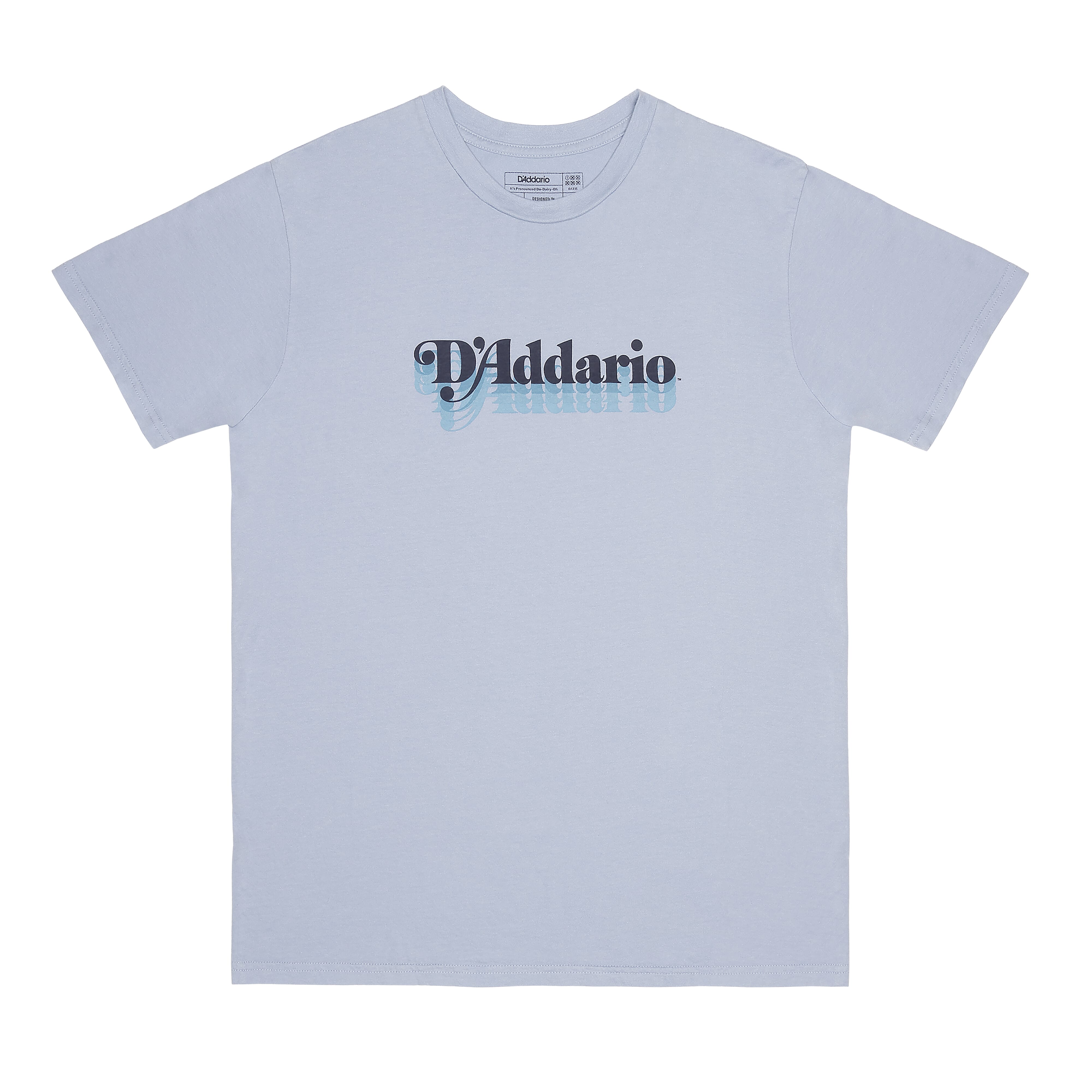 D'Addario ATD230675 Heritage T-Shirt, Celestial Blue, 2XL