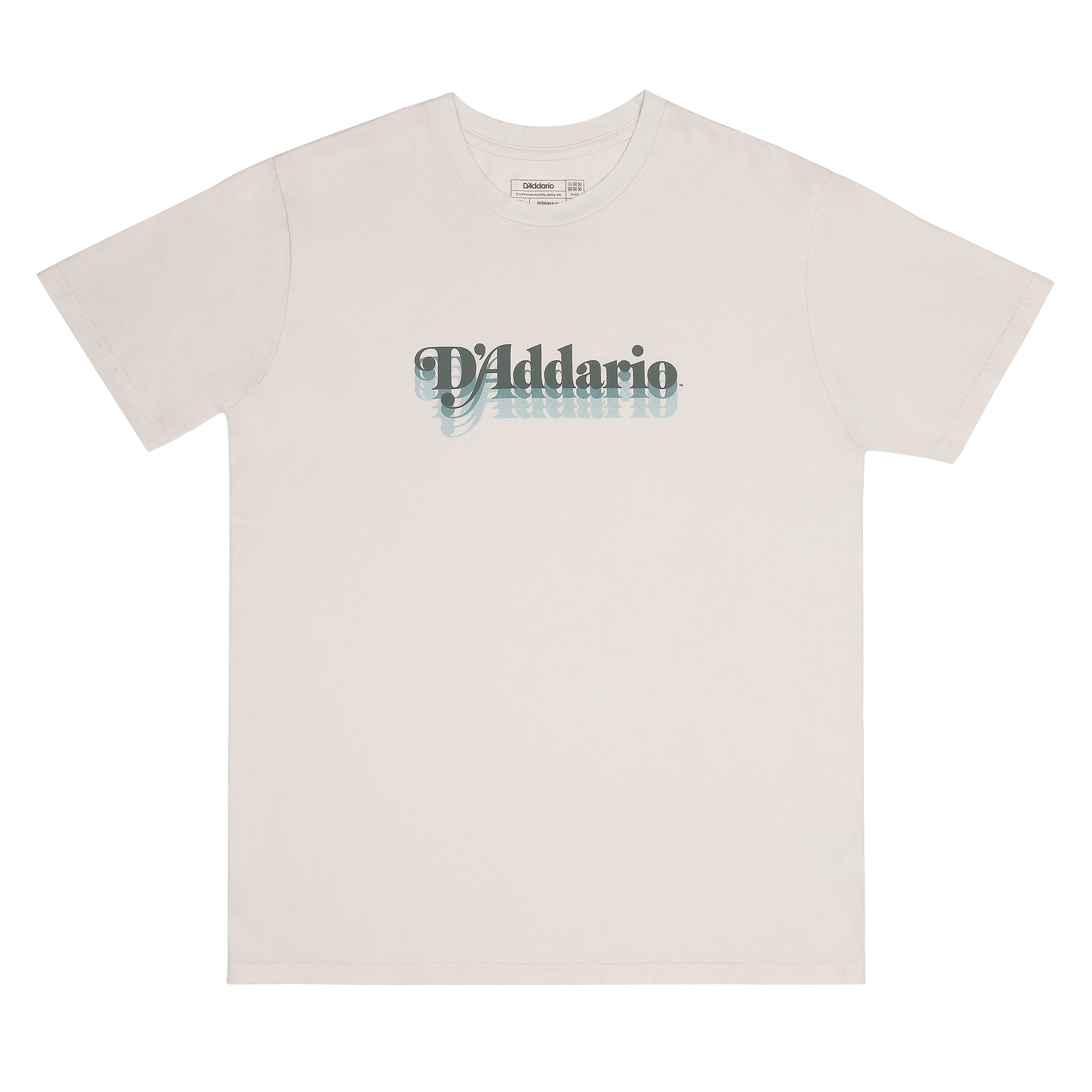 D'Addario ATD230691 Heritage T-Shirt, Light Khaki, S