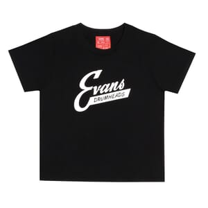 Evans ATE231312 Retro Wo's T-Shirt Black M