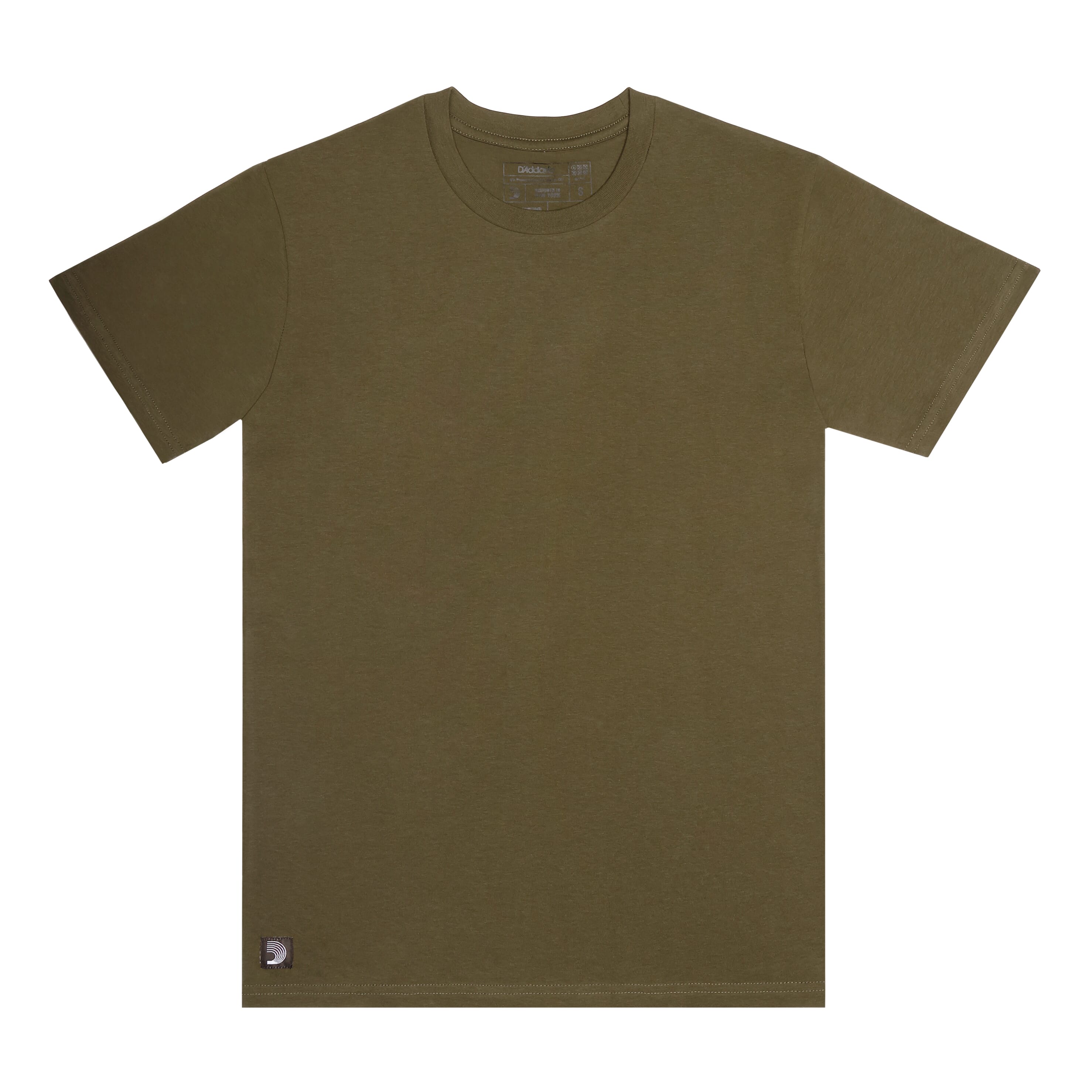 D'Addario ATG231061 American Stage Cable T-Shirt, Army Green, S