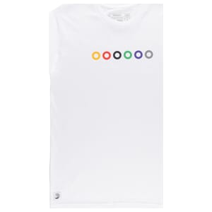 D'Addario ATG240122 Ball End T-Shirt, White, M