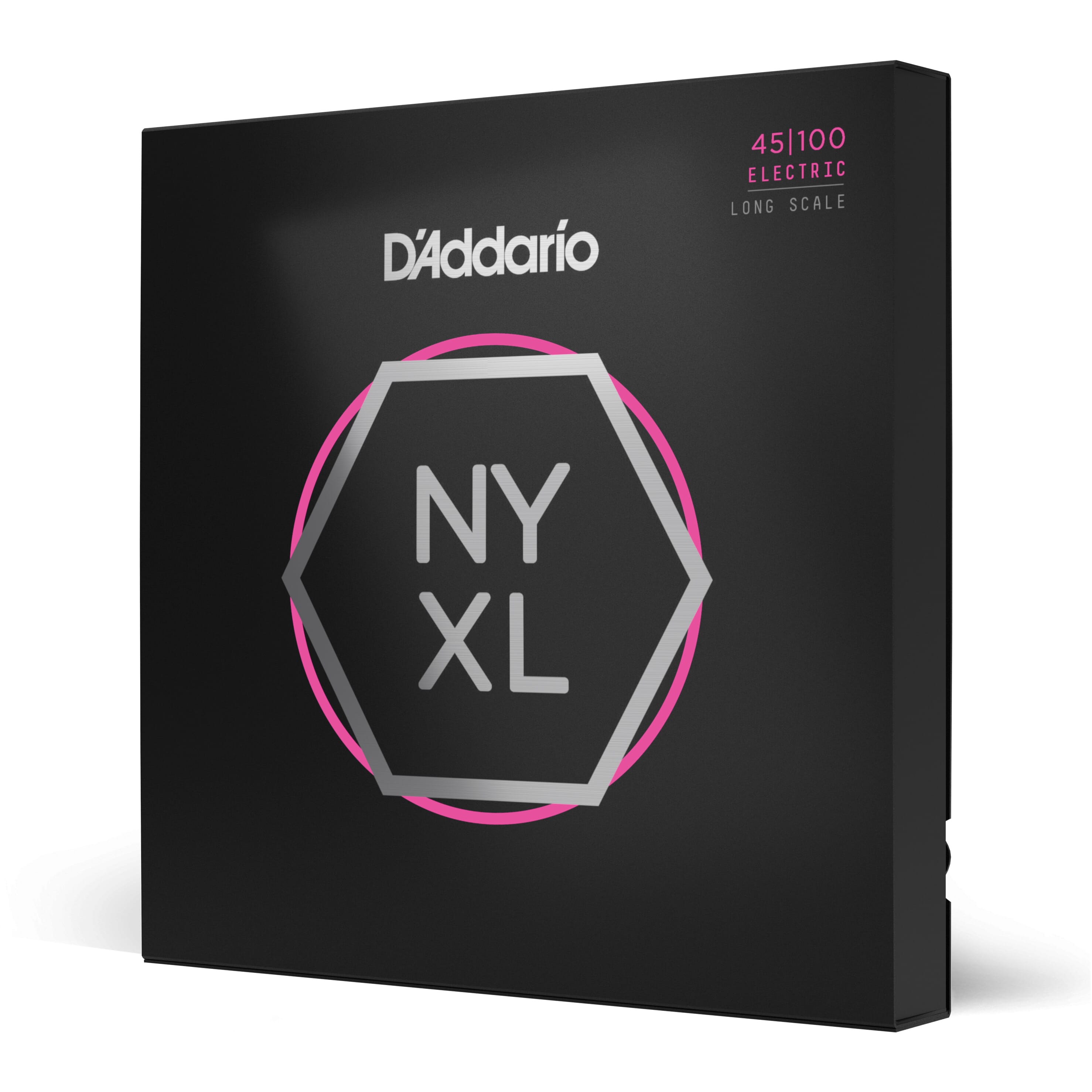 D'Addario NYXL45100 Nickel Wound Bass Guitar Strings, Regular Light, 45-100, Long Scale