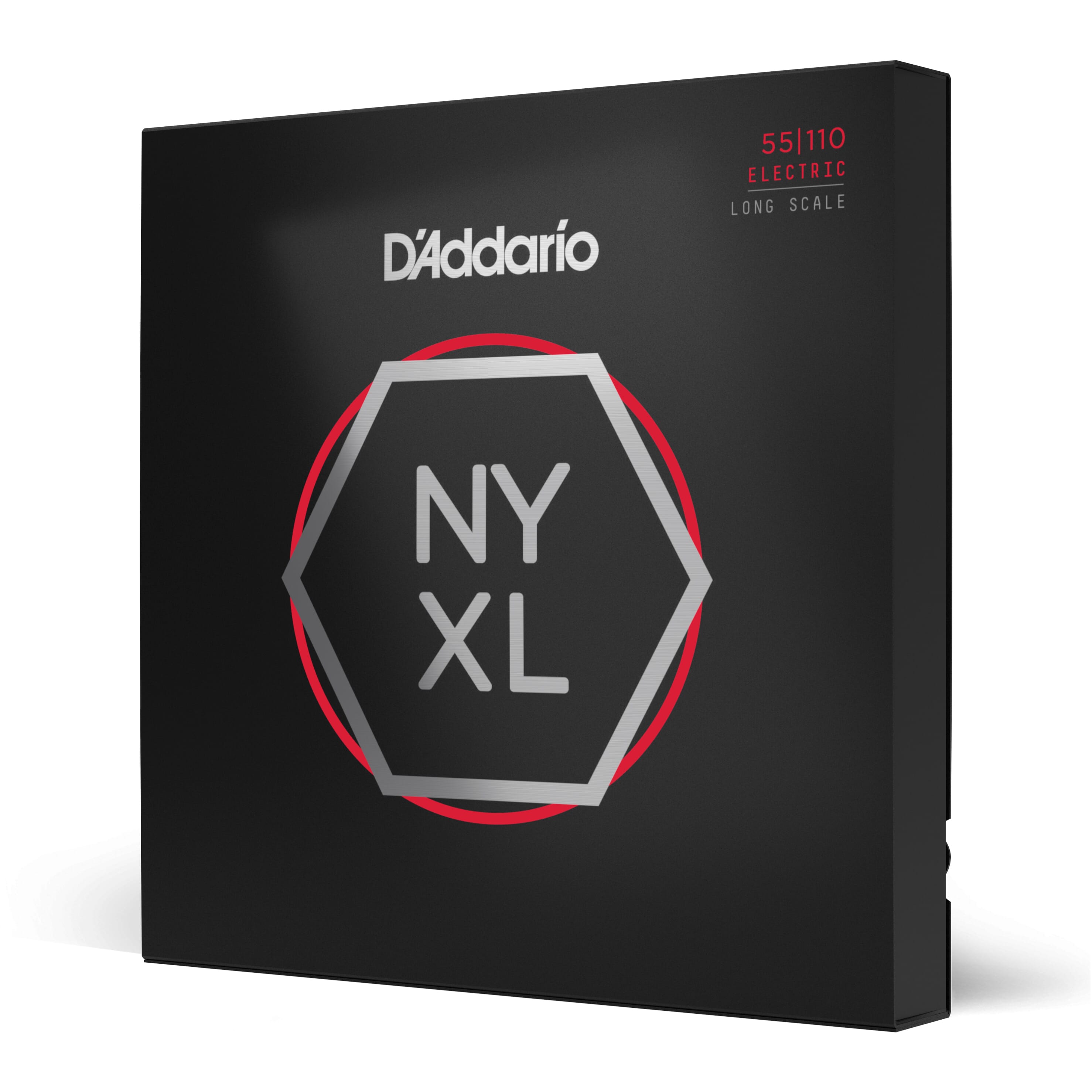 D'Addario NYXL55110 Nickel Wound Bass Guitar Strings, Heavy 55-110, Long Scale