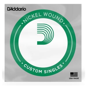 D'Addario XB145TSL XB145T Nickel Wound Bass Guitar Single String, Super Long Scale, .145, Tapered