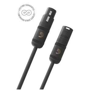 D'Addario PW-AMSM-10 American Stage Series Microphone Cable, XLR Male to XLR Female, 10 feet
