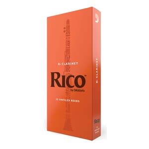 Rico RCA2525 Bb Clarinet Reeds, Strength 2.5, 25-pack