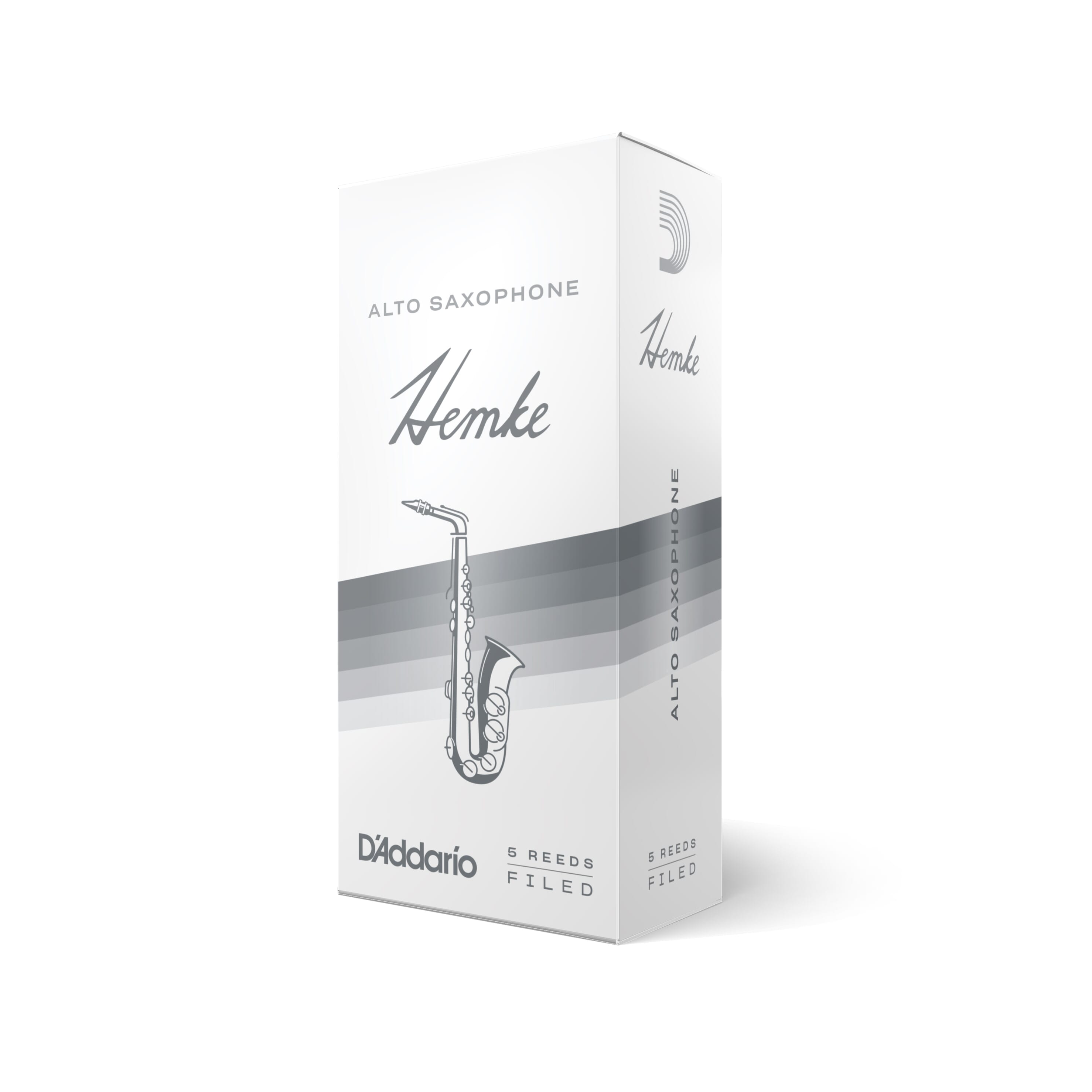Hemke Alto Saxophone Reeds, Strength 4.0, 5 Pack