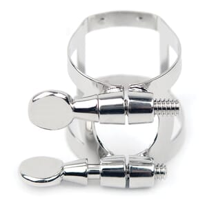 Rico RTS1N Ligature & Cap, Tenor Saxophone (Hard Rubber), Nickel