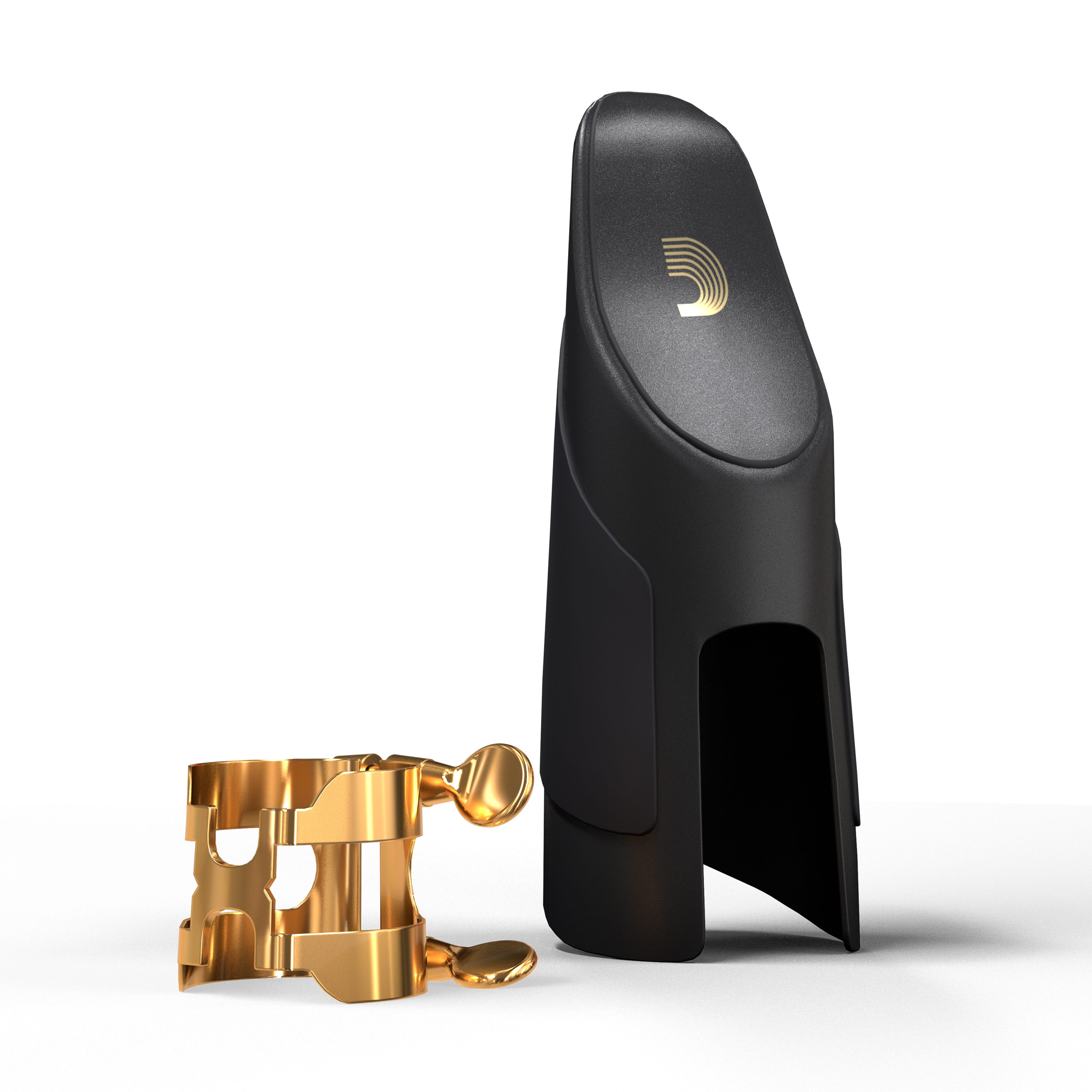 D'Addario HCL1G H-Ligature & Cap, Bb Clarinet, Gold