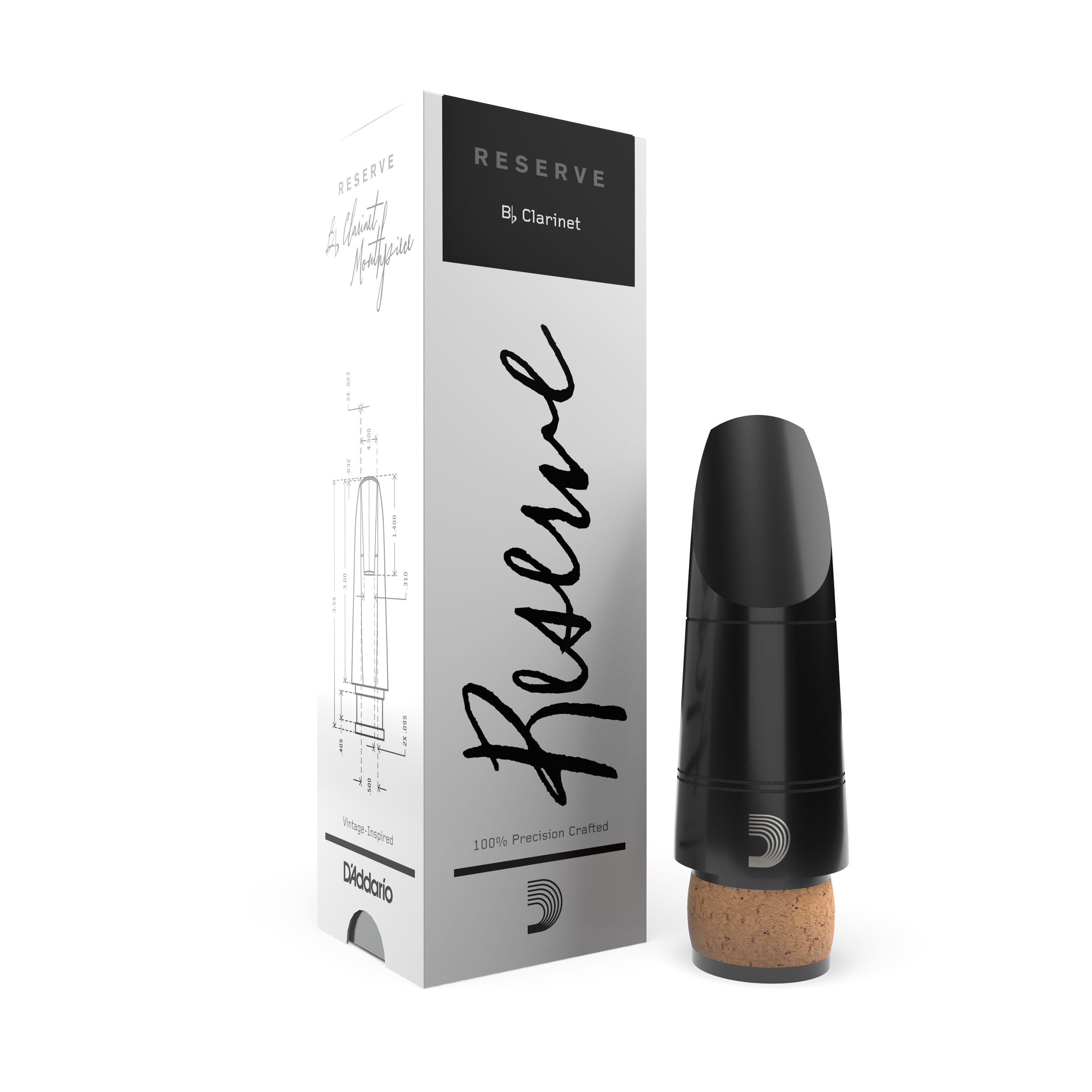 D'Addario MCR-X10 Reserve Bb Clarinet Mouthpiece, X10