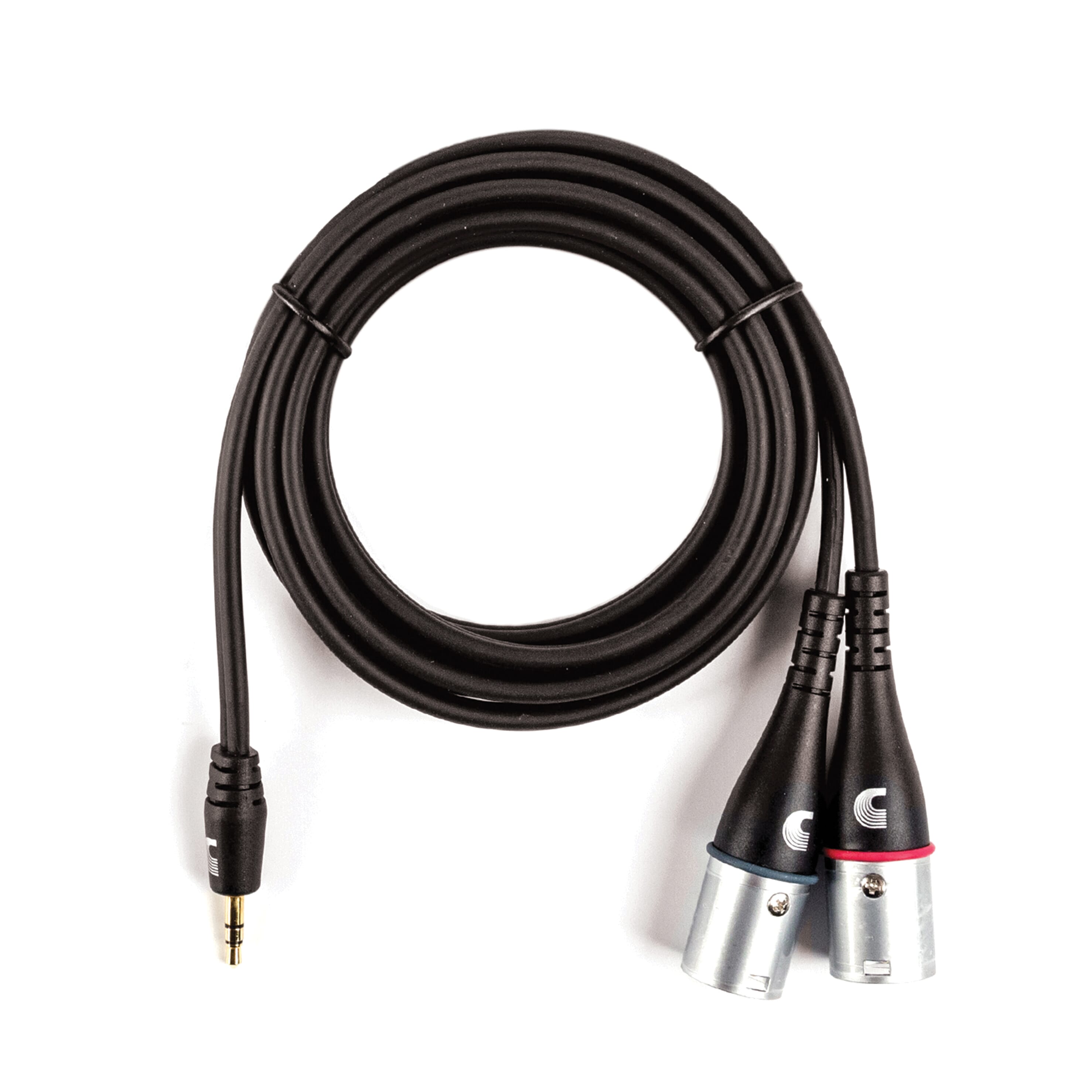 D'Addario PW-MPXLR-06 Custom Series 1/8” to Dual XLR Audio Cable