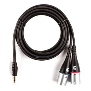 D'Addario PW-MPXLR-06 Custom Series 1/8” to Dual XLR Audio Cable