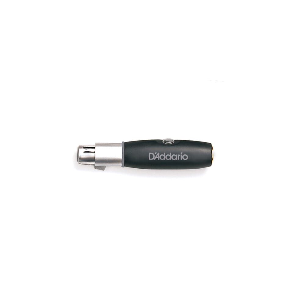 D'Addario PW-P047BB XLR Female to 1/4 Inch Female Balanced Adaptor