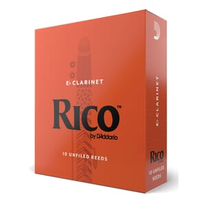 Rico RBA1025 Eb Clarinet Reeds, Strength 2.5, 10-pack