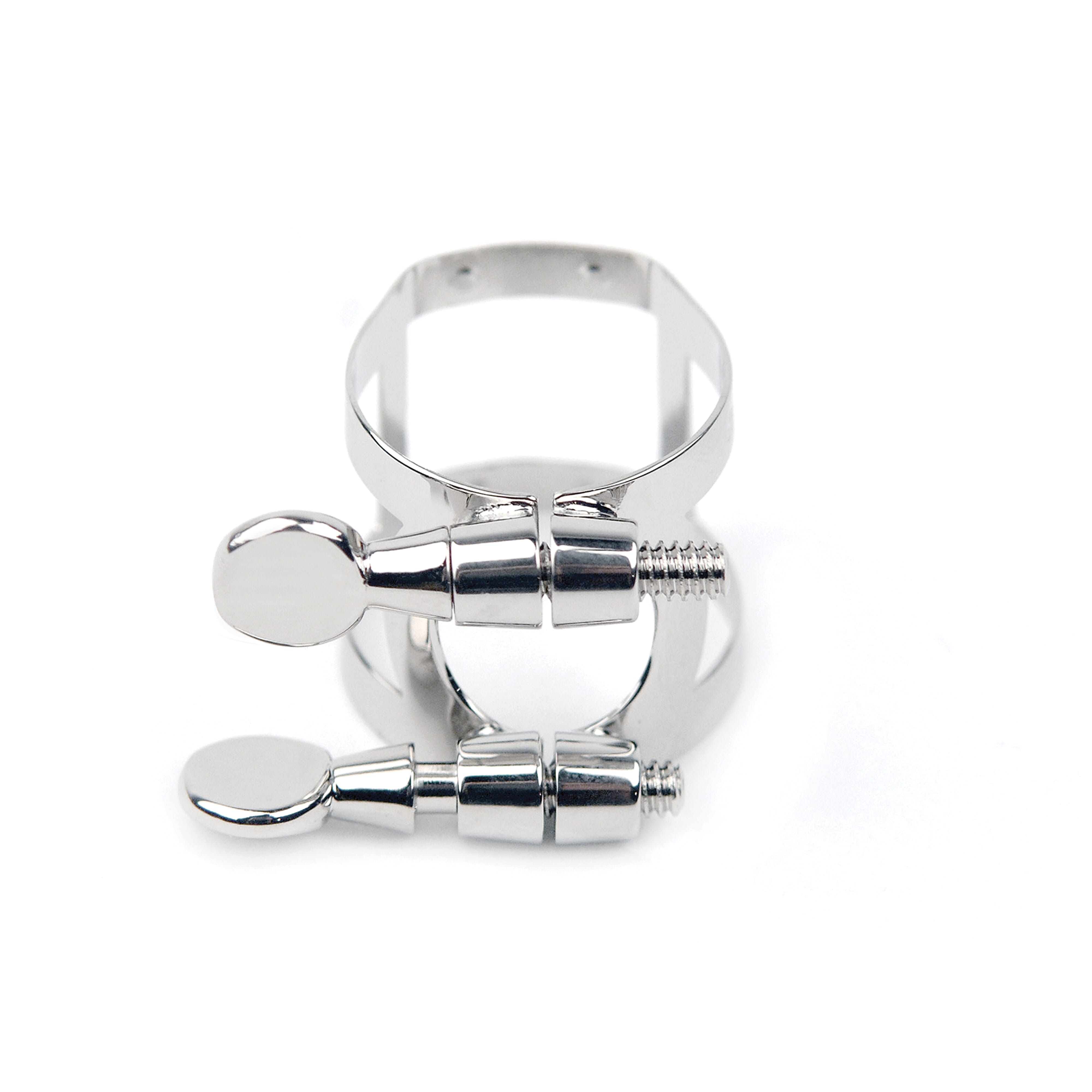 Rico RBS1N Ligature & Cap, Tenor/Baritone Saxophone (Graftonite/Metalite Mouthpieces), Nickel