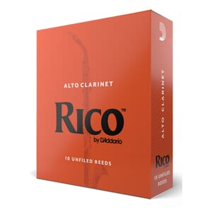 Rico RDA1030 Alto Clarinet Reeds, Strength 3, 10 Pack