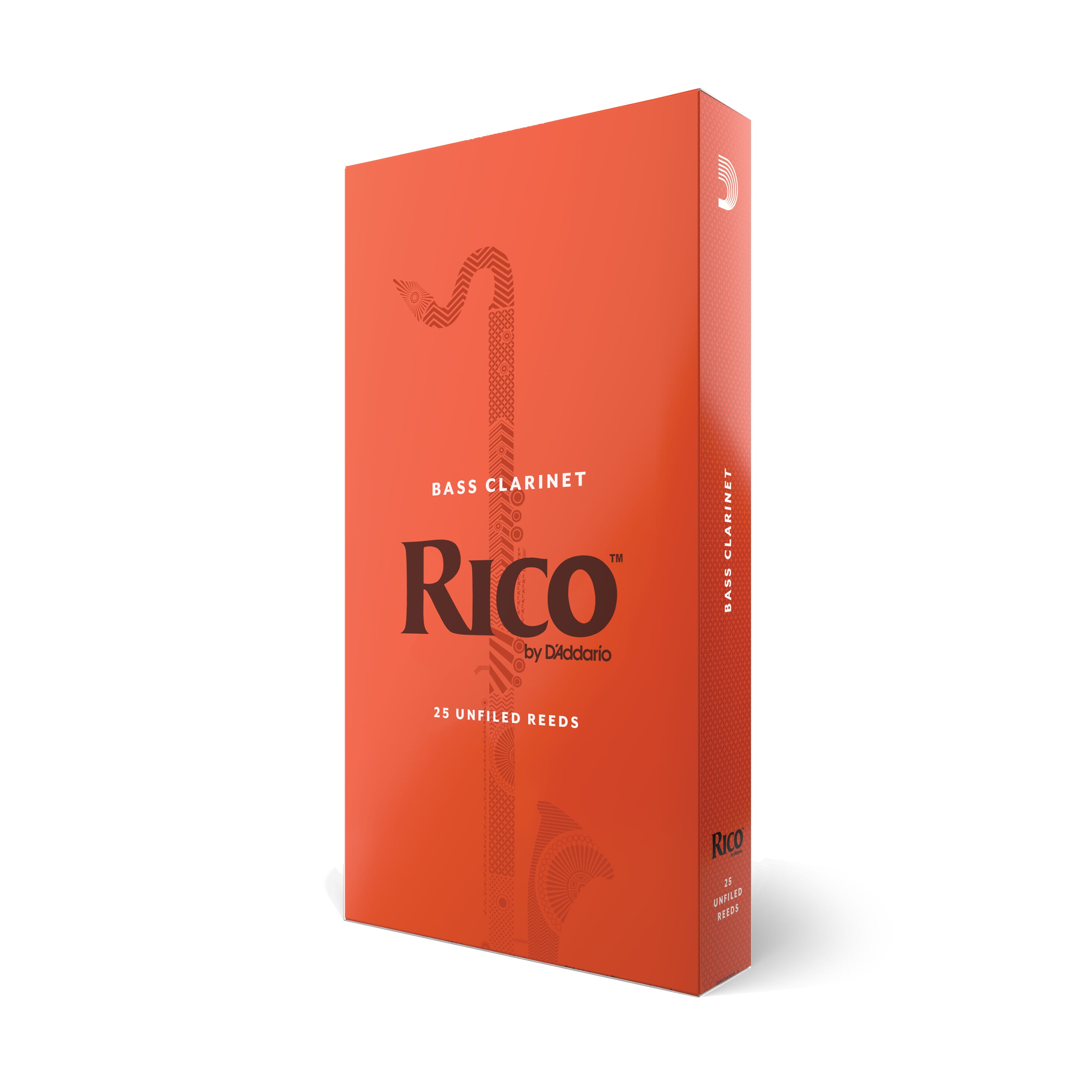 Rico REA2535 Bass Clarinet Reeds, Strength 3.5, 25 Pack