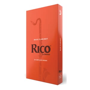 Rico REA2535 Bass Clarinet Reeds, Strength 3.5, 25 Pack