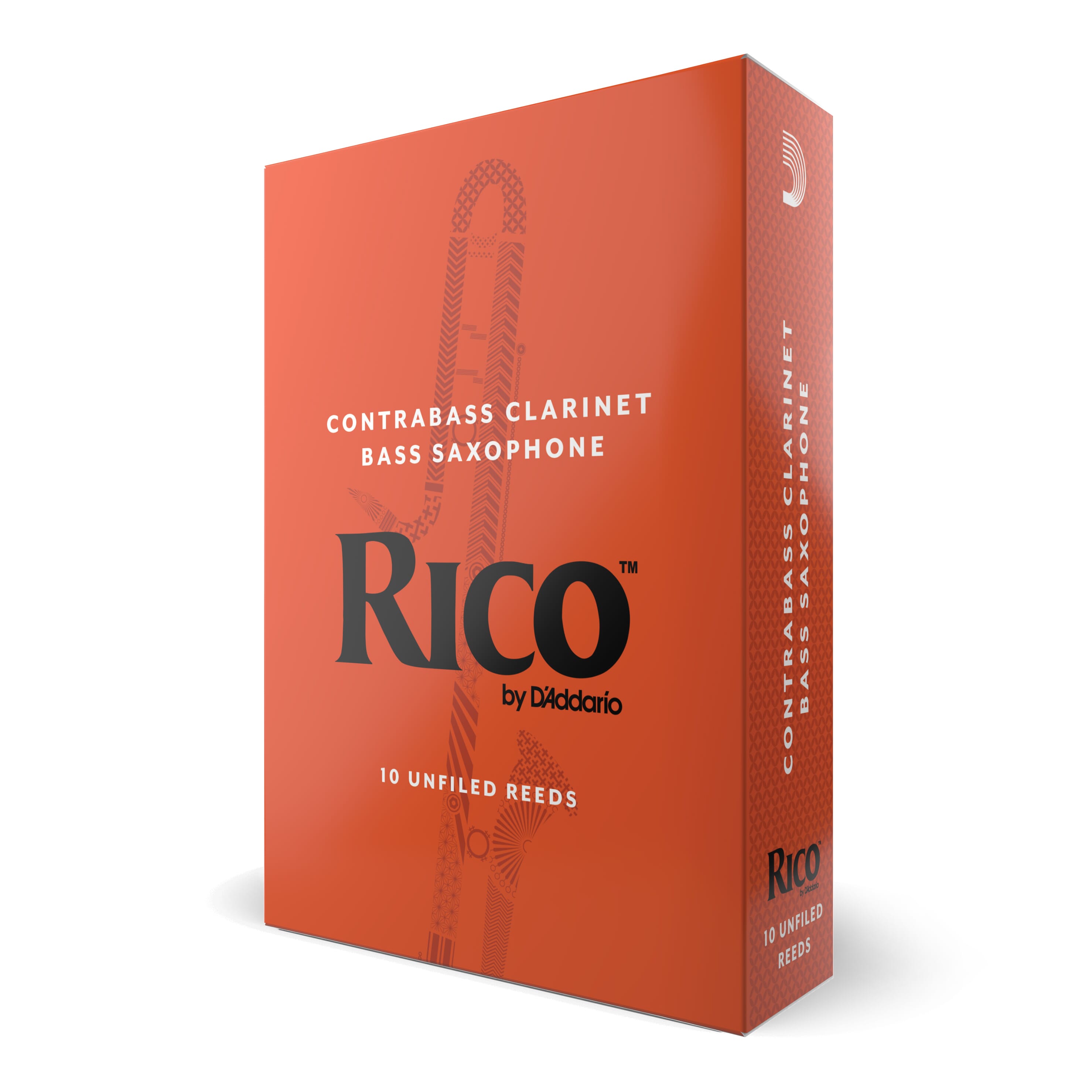 Rico RFA1015 Contra Clarinet/Bass Sax Reeds, Strength 1.5, 10-pack