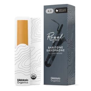 Hemke Baritone Saxophone Reeds, Strength 4.0, 5 Pack