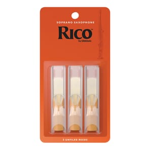 Rico RIA0315 Soprano Sax Reeds, Strength 1.5, 3-pack