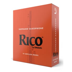 Rico RIA1030 Soprano Sax Reeds, Strength 3, 10-pack