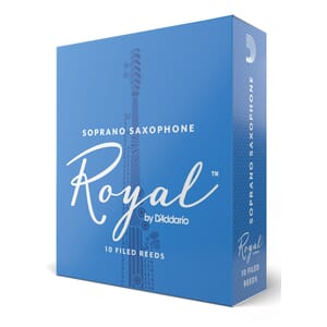 Rico Royal RIB1040 Soprano Sax Reeds, Strength 4, 10-pack