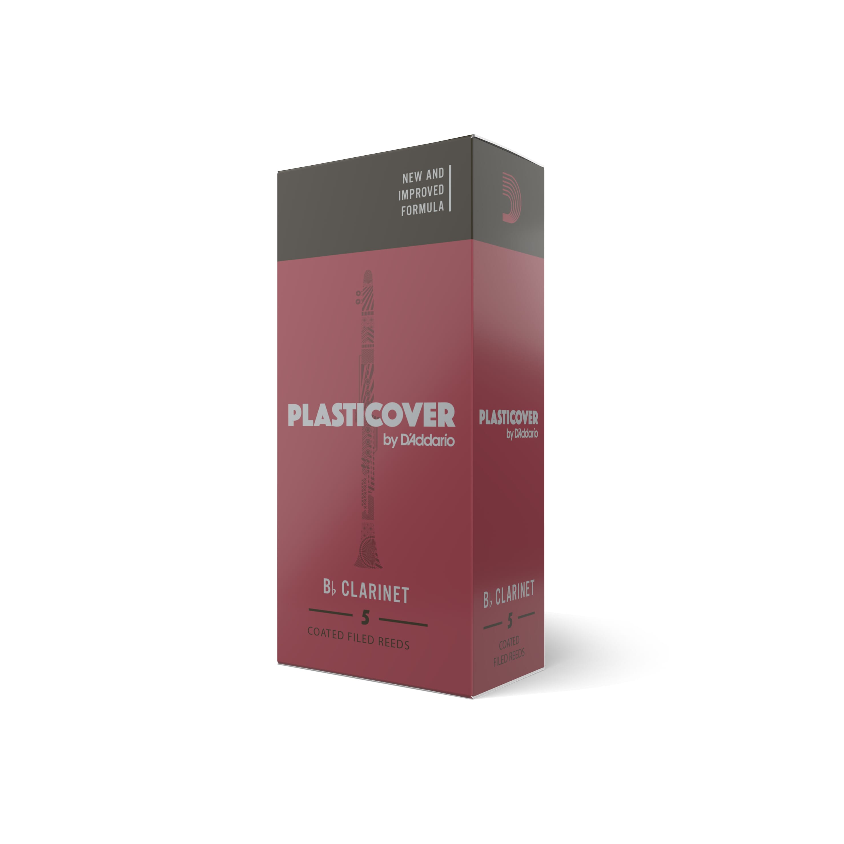 Plasticover RRP05BCL150 by Bb Clarinet Reeds, Strength 1.5, 5-pack