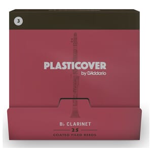 Plasticover RRPBCL300-B25 by Bb Clarinet Reeds, Strength 3.0, 25-Pack
