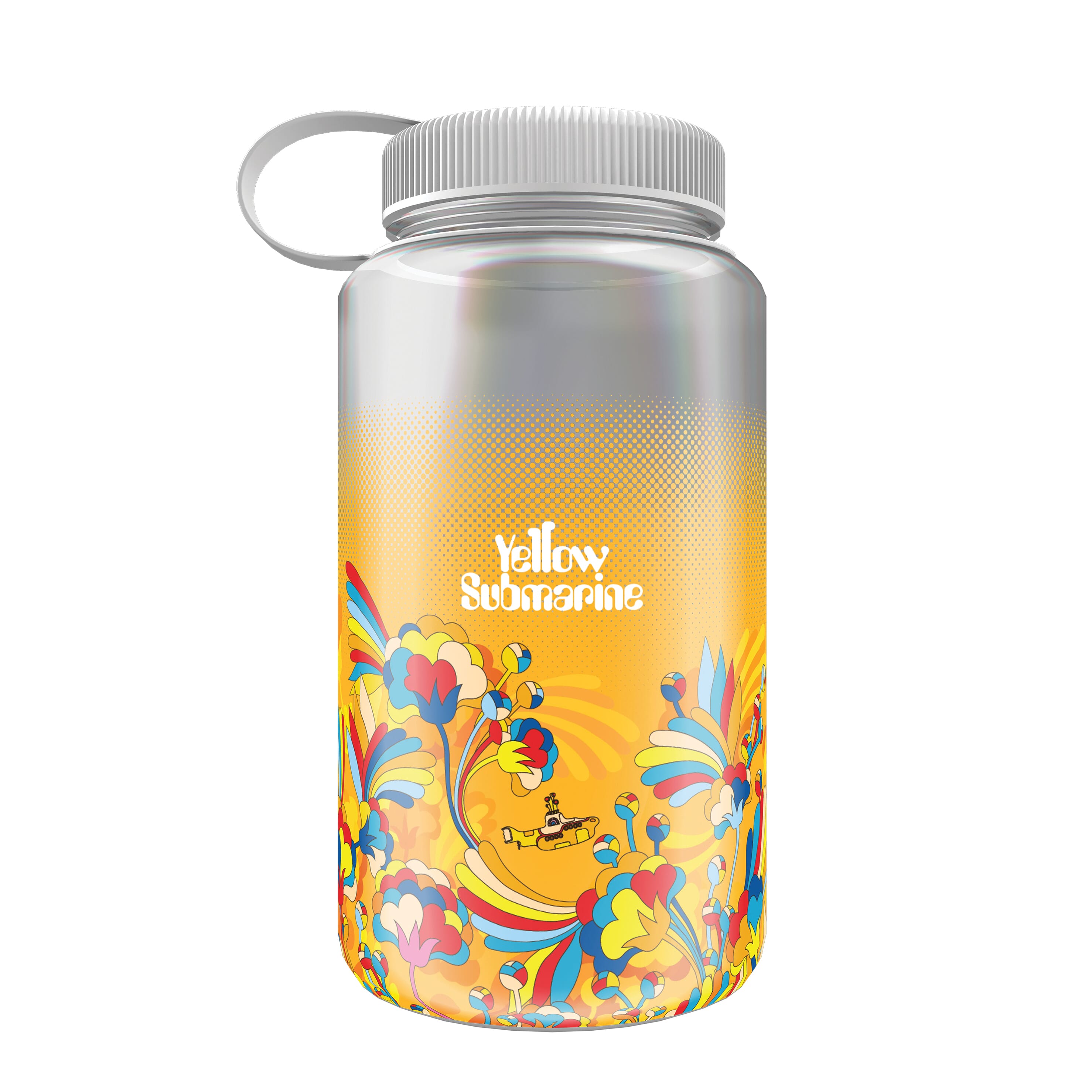 D'Addario HDD240250 Beatles Yellow Submarine Water Bottle, Primrose Prairie