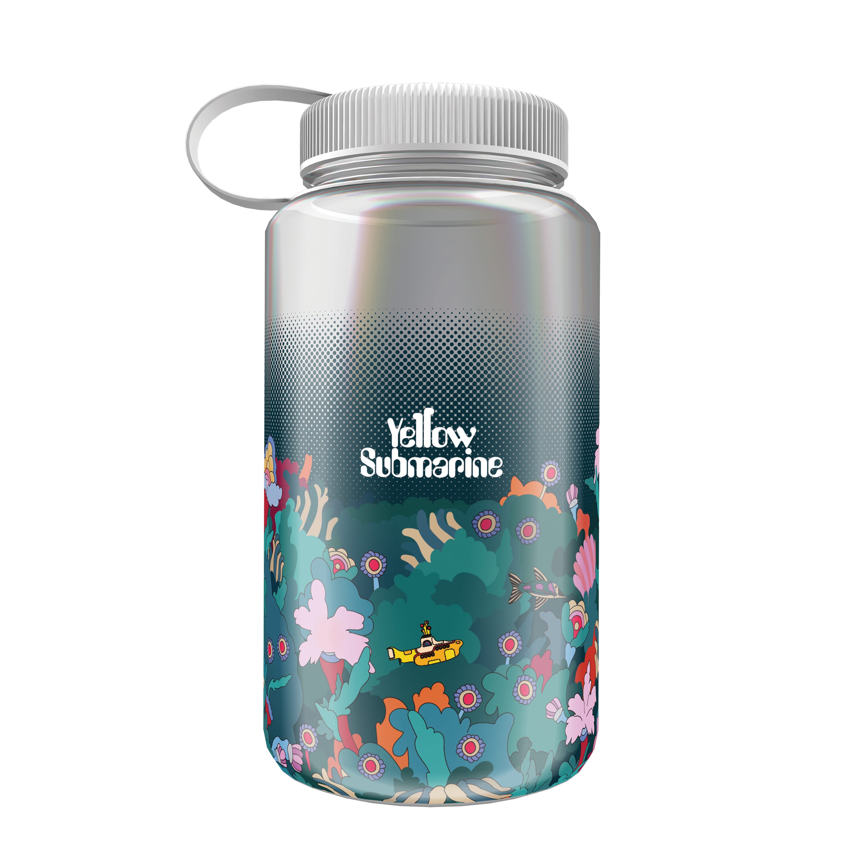 D'Addario HDD240360 Beatles Yellow Submarine Water Bottle, Under the Sea