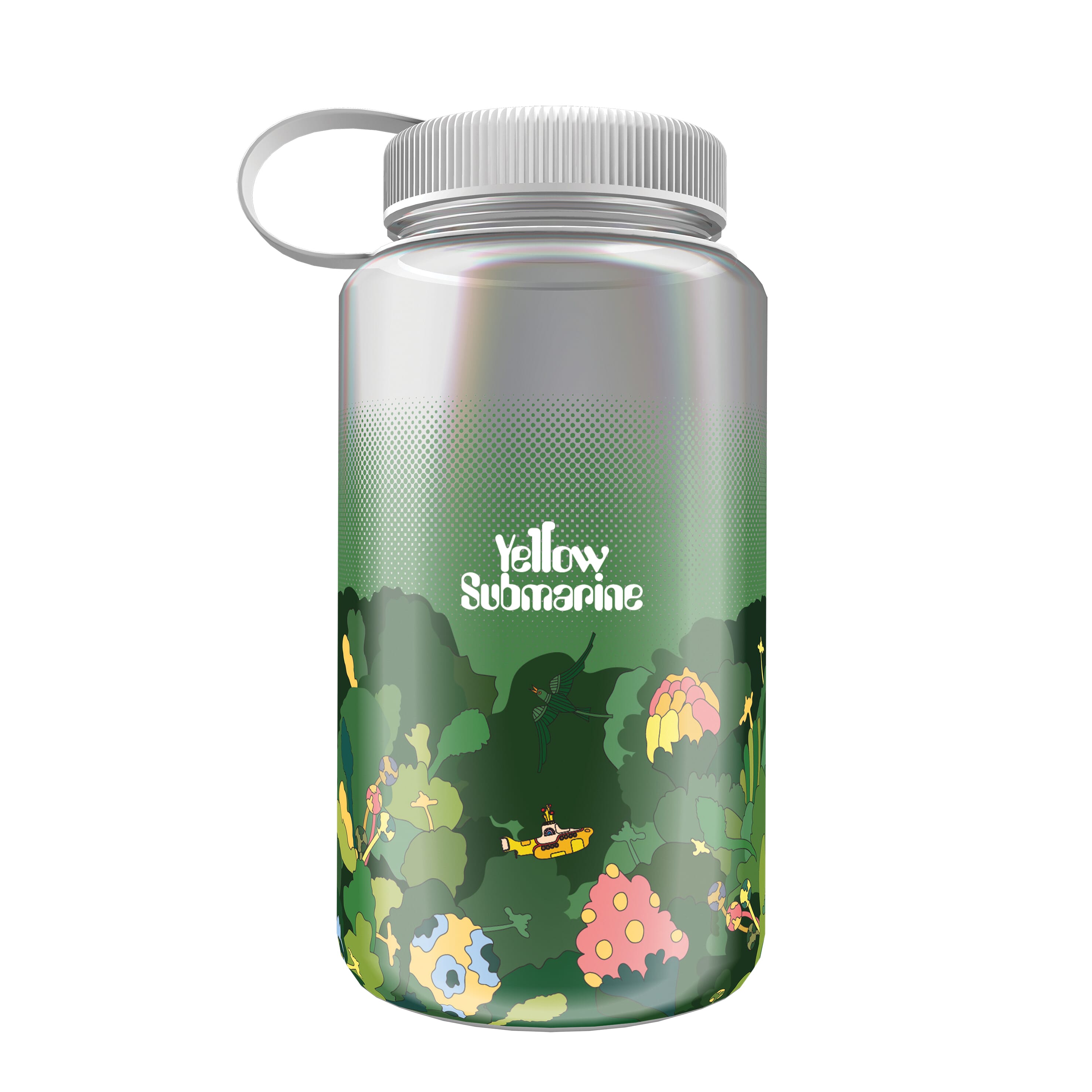 D'Addario HDD240460 Beatles Yellow Submarine Water Bottle, Pepperland Woods