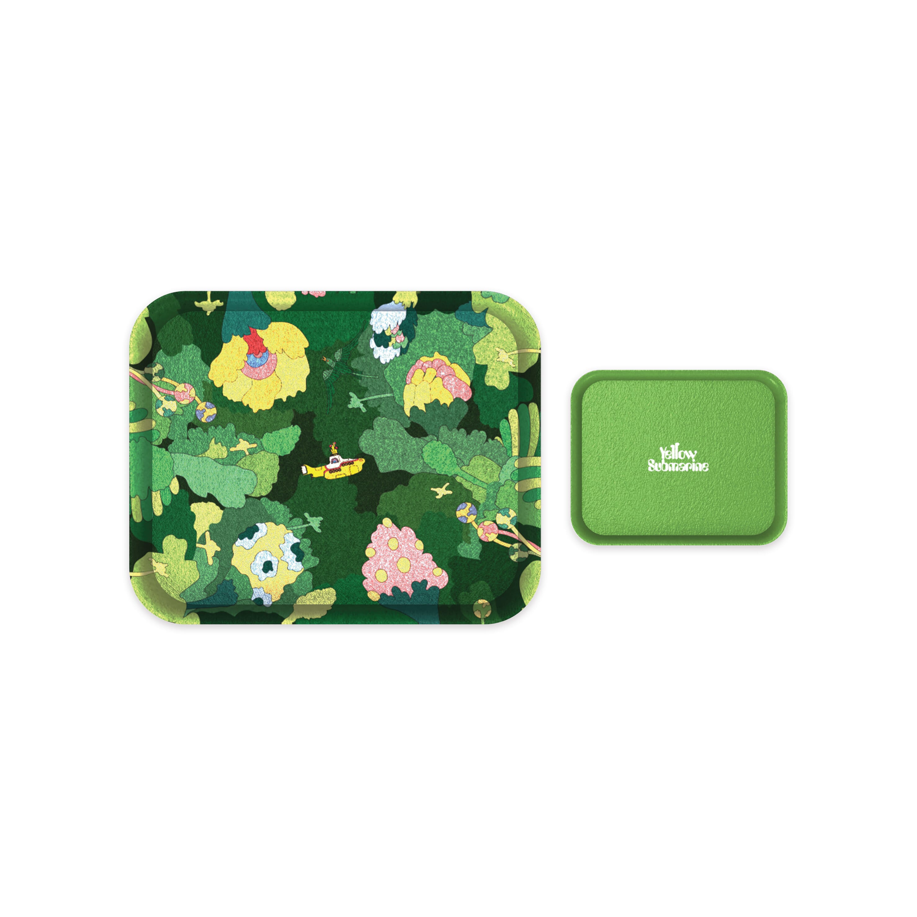 D'Addario HFD240470 Beatles Yellow Submarine Accessory Tray, Pepperland Woods