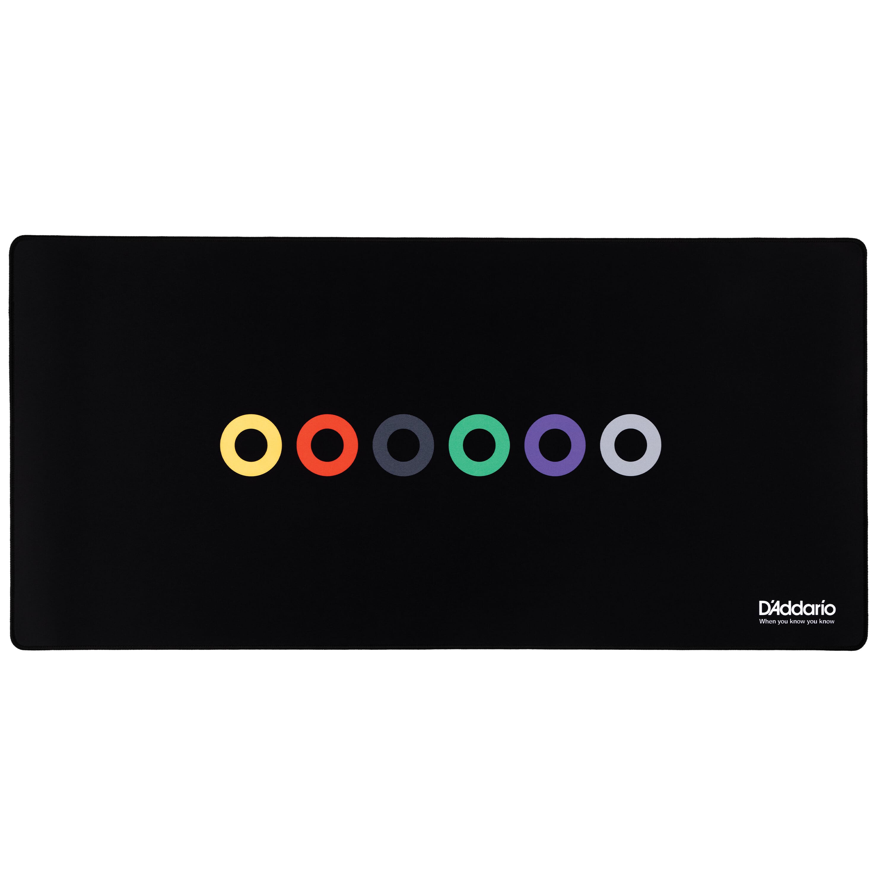 D'Addario HGG230100 WYKYK Ball End String Change Mat, Black